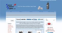 Desktop Screenshot of financialequipmentsupplies.com